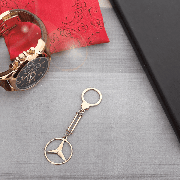 Золотой брелок Mercedes 1,6,0090 Золотой брелок Mercedes 1,6,0090