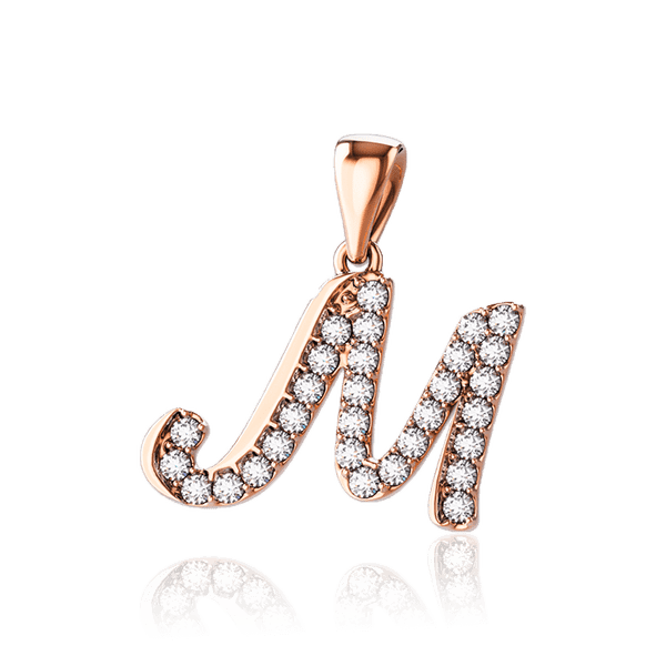 Подвеска буква М золото с фианитами 035588 детальное изображение ювелирного изделия Золотые подвески Подвеска буква М золото с фианитами 035588 детальное изображение ювелирного изделия Золотые подвески