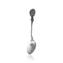 обзорное фото Серебряная ложка чайная Гороскоп Водолей 030190  Серебряные ложки