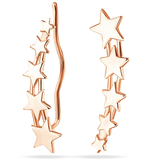 Золотые серьги Каффы Звездопад 032354 детальное изображение ювелирного изделия Золотые серьги каффы Золотые серьги Каффы Звездопад 032354 детальное изображение ювелирного изделия Золотые серьги каффы
