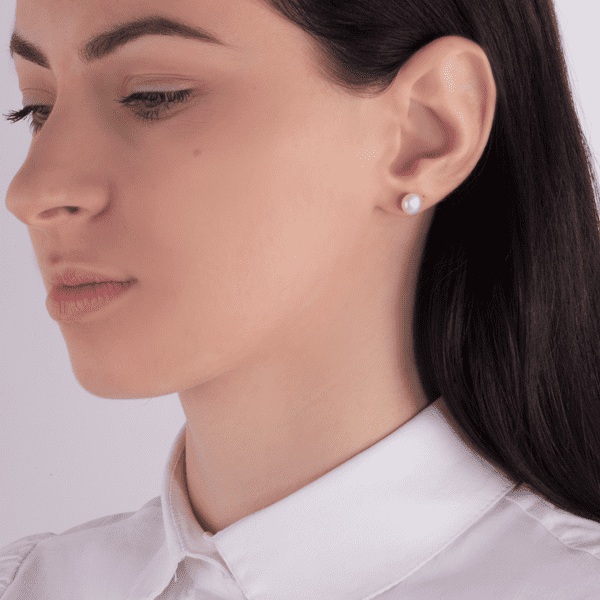 Золоті сережки з перлами 529602 детальне зображення ювелірного виробу