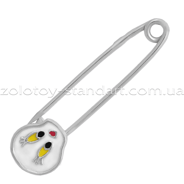 Серебряная булавка Утенок 09080 детальное изображение ювелирного изделия Серебряные булавки Серебряная булавка Утенок 09080 детальное изображение ювелирного изделия Серебряные булавки