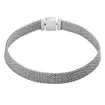 обзорное фото Браслет широкий в белом золоте 037225 Золотые браслеты без камней обзорное фото Браслет широкий в белом золоте 037225  Золотые браслеты без камней