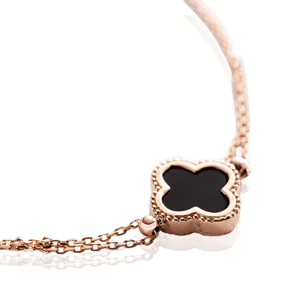 браслет золотой Клевер в стиле ван клиф браслет золотой Клевер в стиле ван клиф