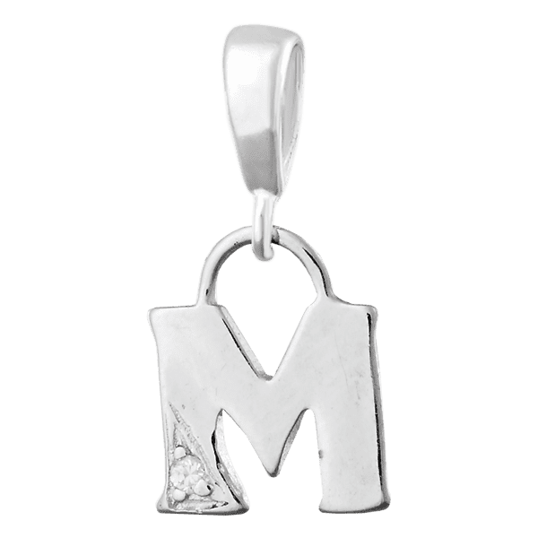 Серебряный подвес буква М П2Ф/061 детальное изображение ювелирного изделия Серебряные подвески буквы Серебряный подвес буква М П2Ф/061 детальное изображение ювелирного изделия Серебряные подвески буквы