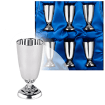 обзорное фото Набор из 6 серебряных рюмок Барский 033670 Наборы столового серебра обзорное фото Набор из 6 серебряных рюмок Барский 033670  Наборы столового серебра