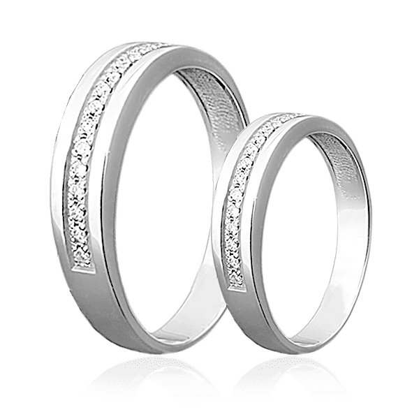 Обручальное кольцо из белого золота с бриллиантами 023189 детальное изображение ювелирного изделия Обручальные кольца с бриллиантами Обручальное кольцо из белого золота с бриллиантами 023189 детальное изображение ювелирного изделия Обручальные кольца с бриллиантами