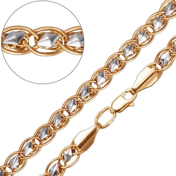 Золотая цепочка Нонна/бисмарк 11604 детальное изображение ювелирного изделия Нонна/бисмарк плетение золотых цепочек Золотая цепочка Нонна/бисмарк 11604 детальное изображение ювелирного изделия Нонна/бисмарк плетение золотых цепочек