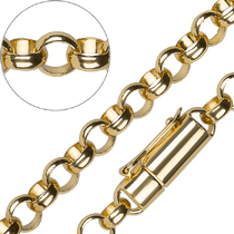 обзорное фото Литая цепочка из желтого золота Ролло (Шопард) 031986 Полновесные золотые цепочки обзорное фото Литая цепочка из желтого золота Ролло (Шопард) 031986  Полновесные золотые цепочки