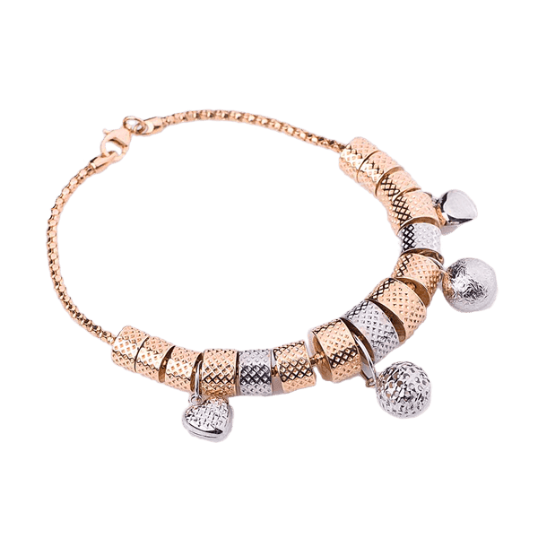 Золотой браслет без вставок 025225 детальное изображение ювелирного изделия Золотые браслеты без камней