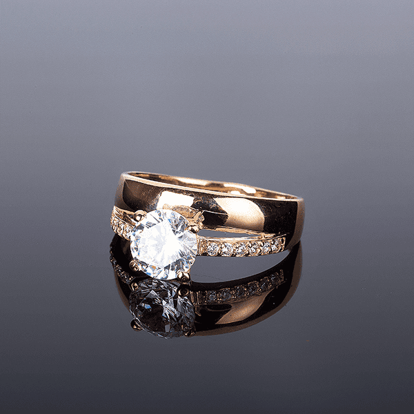 кольцо двойное из золота кольцо двойное из золота