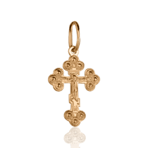 обзорное фото Золотой крестик 1,4,0675  Золотые крестики