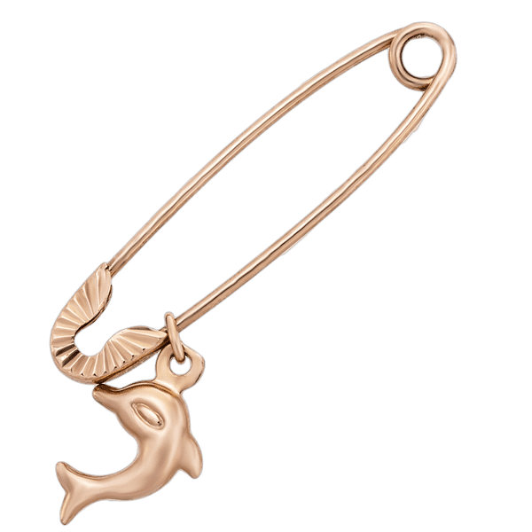 Золотая булавка  Дельфинчик 04023 детальное изображение ювелирного изделия Золотые булавки Золотая булавка  Дельфинчик 04023 детальное изображение ювелирного изделия Золотые булавки