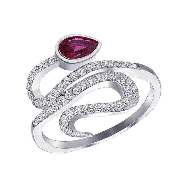 Женское серебряное кольцо с фианитами 031293 детальное изображение ювелирного изделия Серебряные кольца со вставками Женское серебряное кольцо с фианитами 031293 детальное изображение ювелирного изделия Серебряные кольца со вставками