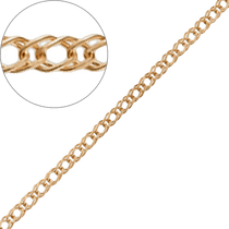 обзорное фото Золотая цепочка Рембо 9600301-1,3 Золотые цепочки плетения Рембо обзорное фото Золотая цепочка Рембо 9600301-1,3  Золотые цепочки плетения Рембо