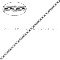 обзорное фото Серебряная цепочка Якорное 12560  Подарок сыну