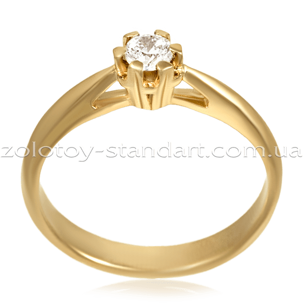 Золотое кольцо с фианитом 1194 детальное изображение ювелирного изделия Золотые кольца для помолвки с цирконием Золотое кольцо с фианитом 1194 детальное изображение ювелирного изделия Золотые кольца для помолвки с цирконием