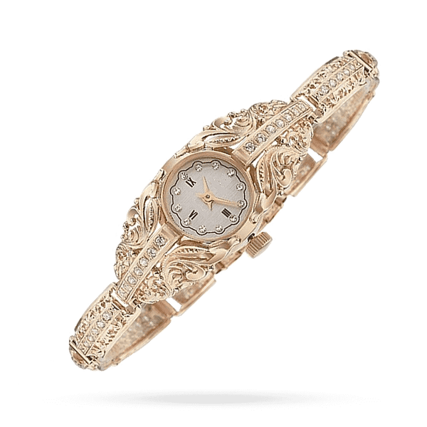 Золотые женские часы 025135 детальное изображение ювелирного изделия Женские золотые часы Золотые женские часы 025135 детальное изображение ювелирного изделия Женские золотые часы