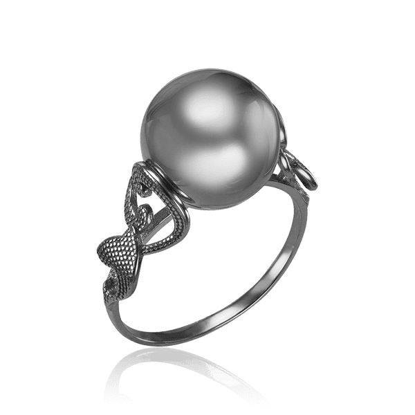 Серебряное кольцо с вензелями и шариком 034299 детальное изображение ювелирного изделия Серебряные кольца Серебряное кольцо с вензелями и шариком 034299 детальное изображение ювелирного изделия Серебряные кольца