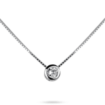 обзорное фото Стильное женское серебряное колье с маленьким белым фианитом из якорного плетения 039798 Серебряные колье обзорное фото Стильное женское серебряное колье с маленьким белым фианитом из якорного плетения 039798  Серебряные колье