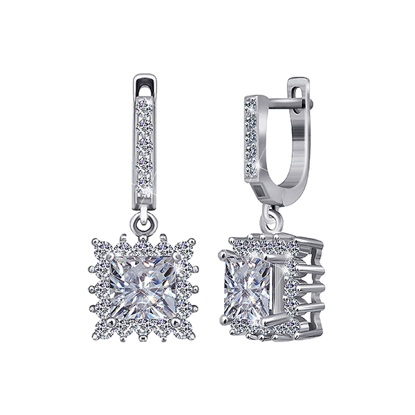 Серебряные серьги СК2Ф/431 детальное изображение ювелирного изделия Серебряные серьги с камнями Серебряные серьги СК2Ф/431 детальное изображение ювелирного изделия Серебряные серьги с камнями