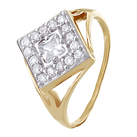 Серебряное кольцо КК3Ф/025 детальное изображение ювелирного изделия Кольца с позолотой Серебряное кольцо КК3Ф/025 детальное изображение ювелирного изделия Кольца с позолотой