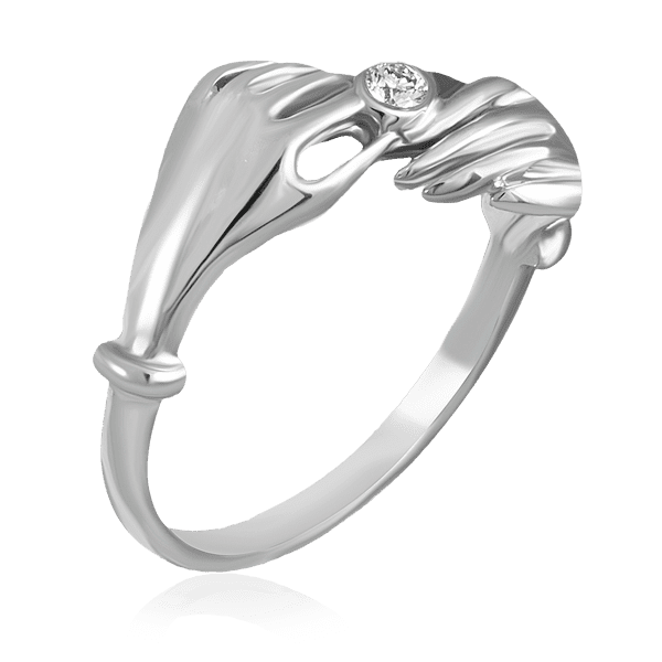 Каблучка з діамантом 129424 детальне зображення ювелірного виробу Каблучка з діамантом 129424 детальне зображення ювелірного виробу