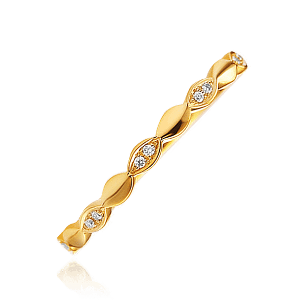 кольцо с бриллиантами в желтом золоте кольцо с бриллиантами в желтом золоте