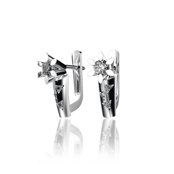 Золотые серьги с бриллиантами 030420 детальное изображение ювелирного изделия Золотые серьги с бриллиантами Золотые серьги с бриллиантами 030420 детальное изображение ювелирного изделия Золотые серьги с бриллиантами