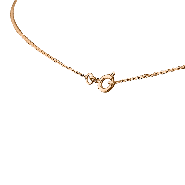 Золотое колье с фианитом 026521 купить Золотое колье с фианитом 026521 купить