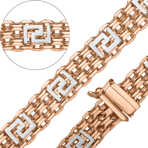 Золотой браслет Дабл Форбисмарк 39633 детальное изображение ювелирного изделия Золотой браслет Дабл Форбисмарк Золотой браслет Дабл Форбисмарк 39633 детальное изображение ювелирного изделия Золотой браслет Дабл Форбисмарк