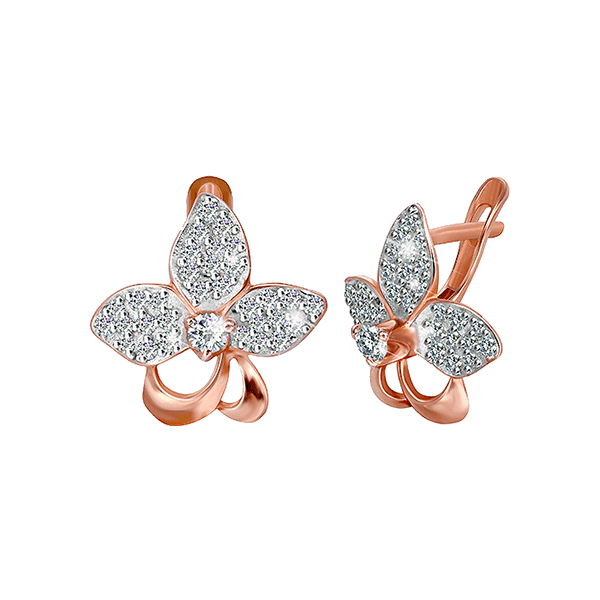 Серебряные серьги СК3Ф/026 детальное изображение ювелирного изделия Серьги с позолотой Серебряные серьги СК3Ф/026 детальное изображение ювелирного изделия Серьги с позолотой