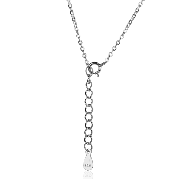 Серебряное колье Снежинки с фианитами Серебряное колье Снежинки с фианитами