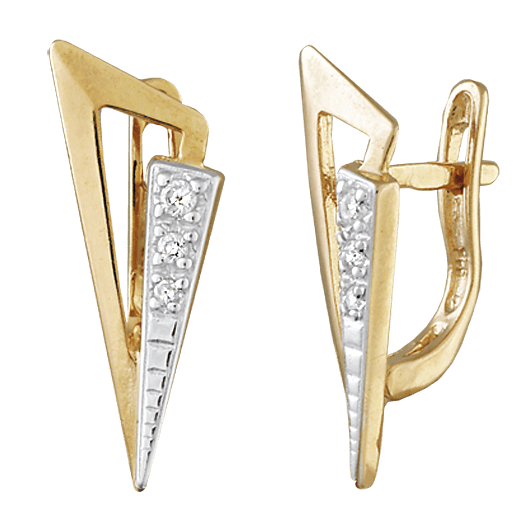 Серебряные серьги С3Ф/047 детальное изображение ювелирного изделия Серьги с позолотой Серебряные серьги С3Ф/047 детальное изображение ювелирного изделия Серьги с позолотой