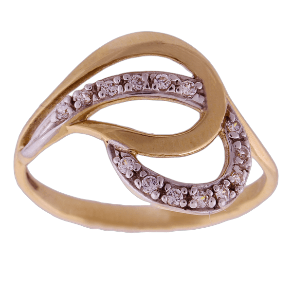 Золотое кольцо с цирконием 18254 детальное изображение ювелирного изделия Золотые кольца с фианитом Золотое кольцо с цирконием 18254 детальное изображение ювелирного изделия Золотые кольца с фианитом