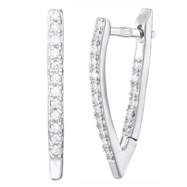 Серебряные серьги С2Ф/043 детальное изображение ювелирного изделия Серебряные серьги с камнями Серебряные серьги С2Ф/043 детальное изображение ювелирного изделия Серебряные серьги с камнями