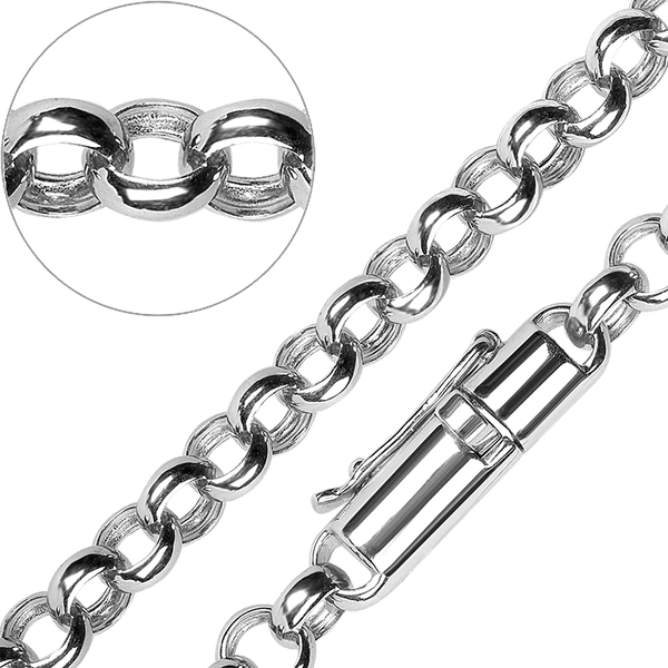 Цепочка на шею Ролло (Шопард) из белого золота 031972 детальное изображение ювелирного изделия Полновесные золотые цепочки Цепочка на шею Ролло (Шопард) из белого золота 031972 детальное изображение ювелирного изделия Полновесные золотые цепочки