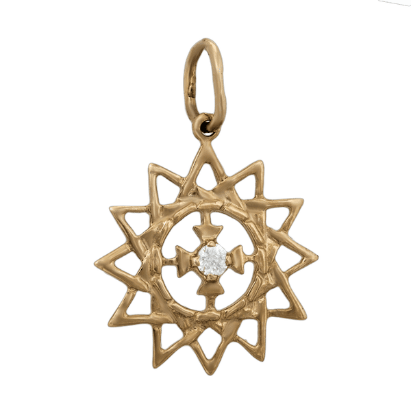 Золотой кулон звезда Эрцгамма 408301 детальное изображение ювелирного изделия Золотые кулоны с фианитом Золотой кулон звезда Эрцгамма 408301 детальное изображение ювелирного изделия Золотые кулоны с фианитом