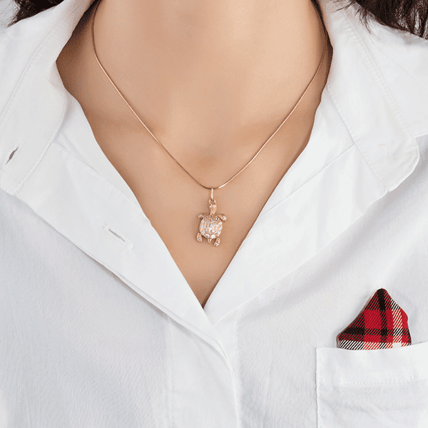 Золотой подвес Черепашка 62051 Золотой подвес Черепашка 62051