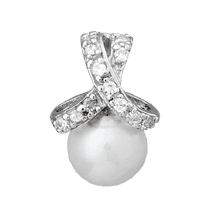 обзорное фото Серебряный подвес П2ЖФ/030 Серебряные подвески со вставками обзорное фото Серебряный подвес П2ЖФ/030  Серебряные подвески со вставками