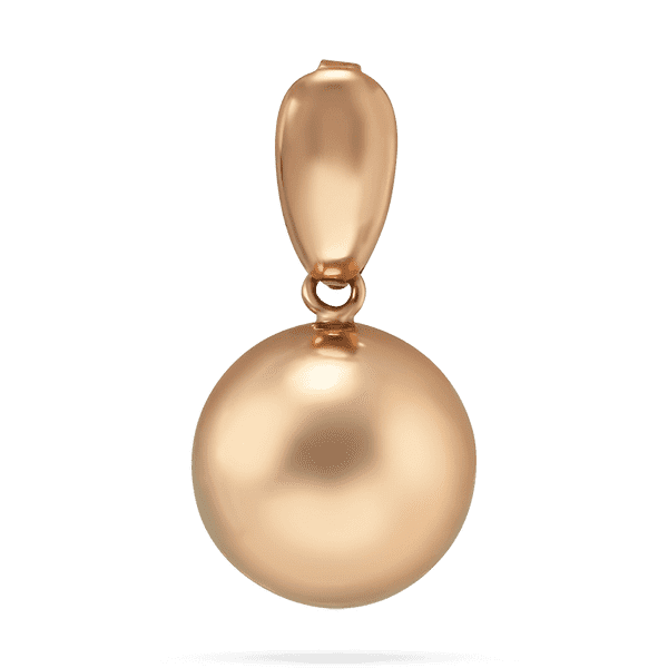 Маленькая золотая подвеска Шарик без вставок 039110 детальное изображение ювелирного изделия Золотые подвески без камней Маленькая золотая подвеска Шарик без вставок 039110 детальное изображение ювелирного изделия Золотые подвески без камней