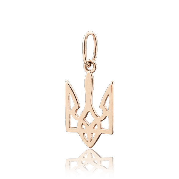 Кулон Герб Украины из красного золота 031392 детальное изображение ювелирного изделия Украинская символика из золота и серебра Кулон Герб Украины из красного золота 031392 детальное изображение ювелирного изделия Украинская символика из золота и серебра