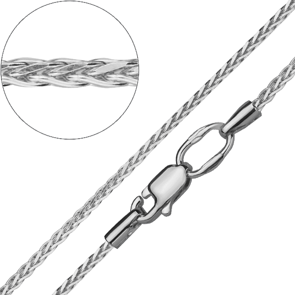 Цепочка Колосок в белом золоте 026470 детальное изображение ювелирного изделия Золотые цепочки плетение Колосок Цепочка Колосок в белом золоте 026470 детальное изображение ювелирного изделия Золотые цепочки плетение Колосок