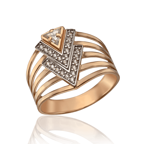 Широкое золотое кольцо из золота 585 для женщин 033659 детальное изображение ювелирного изделия Золотые кольца Широкое золотое кольцо из золота 585 для женщин 033659 детальное изображение ювелирного изделия Золотые кольца