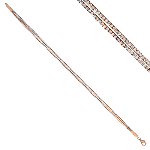 Золотой браслет с россыпью фианитов 032389 детальное изображение ювелирного изделия Женские золотые браслеты Золотой браслет с россыпью фианитов 032389 детальное изображение ювелирного изделия Женские золотые браслеты