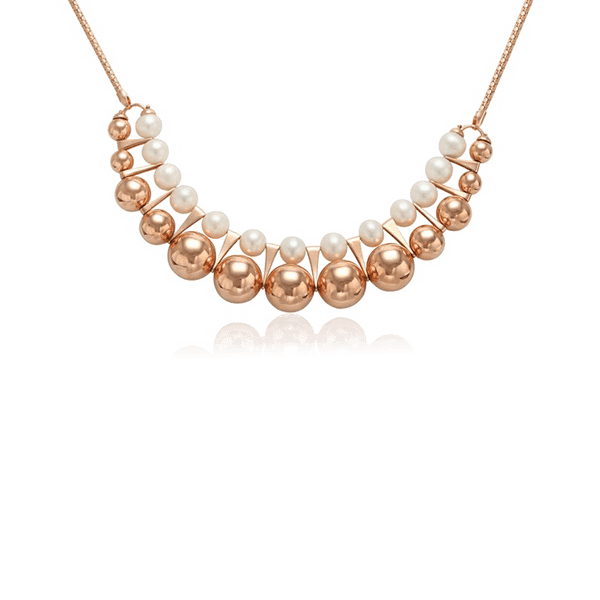 Золотое колье Шарики с жемчугом 028530 детальное изображение ювелирного изделия Золотые колье с камнями Золотое колье Шарики с жемчугом 028530 детальное изображение ювелирного изделия Золотые колье с камнями