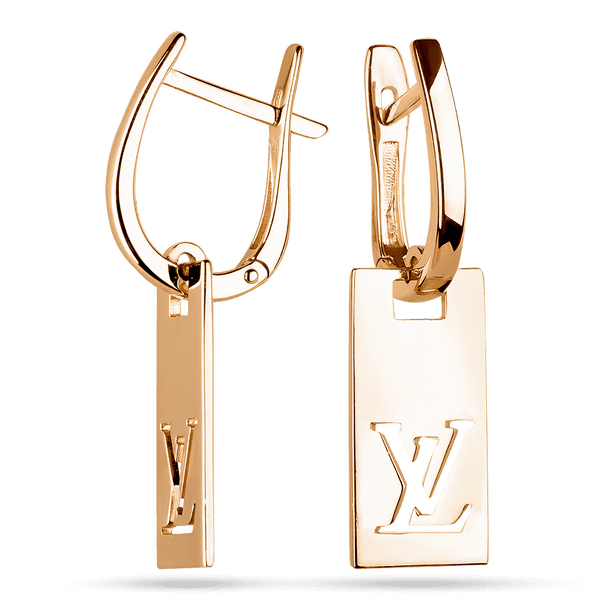Золотые серьги на английском замке без вставок LV 038242 детальное изображение ювелирного изделия Золотые серьги без вставок Золотые серьги на английском замке без вставок LV 038242 детальное изображение ювелирного изделия Золотые серьги без вставок