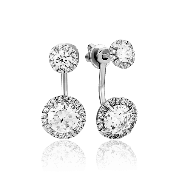 Серебряные серьги-пусеты трансформеры с фианитами 036876 детальное изображение ювелирного изделия Серебряные серьги Серебряные серьги-пусеты трансформеры с фианитами 036876 детальное изображение ювелирного изделия Серебряные серьги