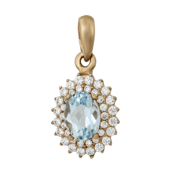 Золотой кулон с топазом 410033 детальное изображение ювелирного изделия Золотые кулоны с топазом Золотой кулон с топазом 410033 детальное изображение ювелирного изделия Золотые кулоны с топазом