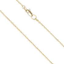 обзорное фото Цепочка в лимонном золоте Якорное плетение 041128  Полновесные золотые цепочки